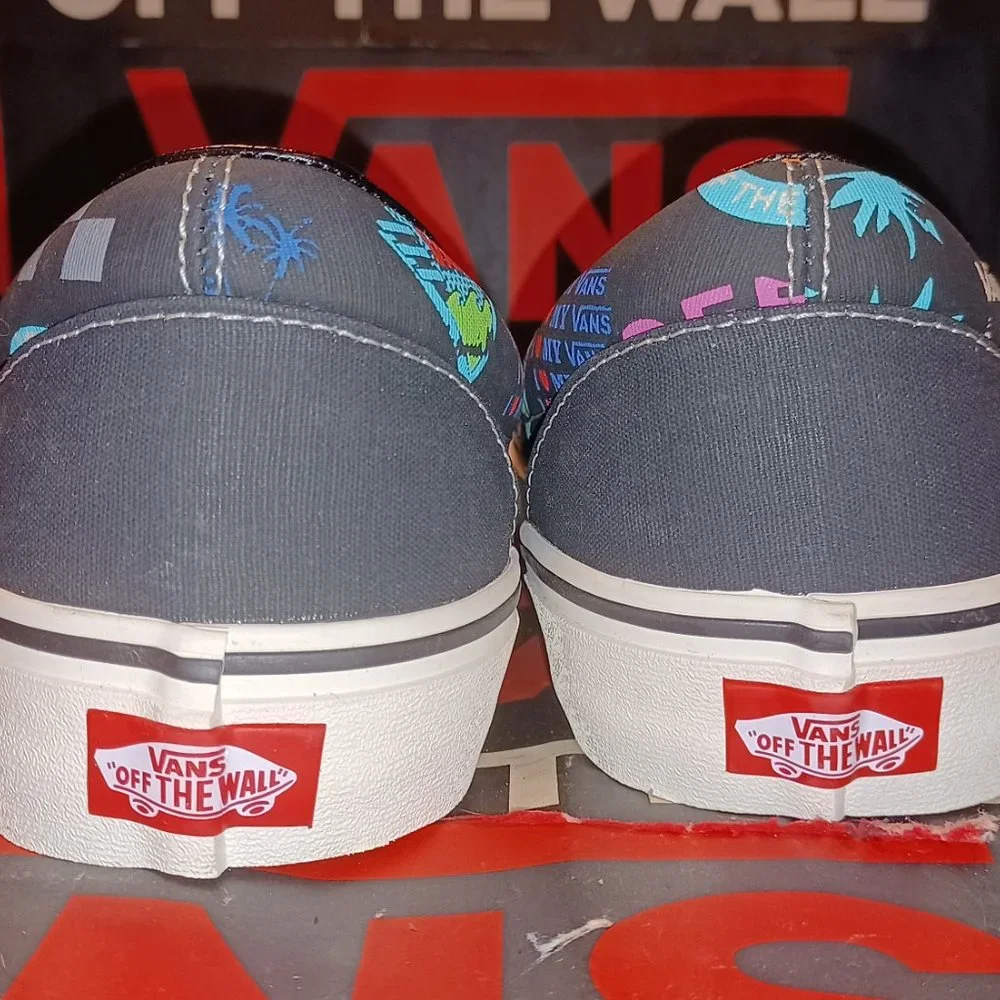Vans Men's 6.5/Women's 8 Era SF V66 Logo Black Multi VN0A3MUHW95